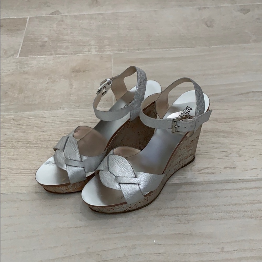 Michael Kors Silver Platforms